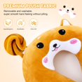 thumbnail image 3 of Travel Pillow Kids Adult Cute Neck Traveling Memory Foam Airplane Sleep Mask Animal Flight Head Rest Support Cars Long Flights Dog 9 12 Y O, 3 of 18