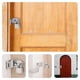 thumbnail image 5 of Cerradura de puerta de garaje, pestillo de cerrojo de cobertizo, cerradura de puerta de seguridad de puerta en ángulo de 4 pulgadas, 5 of 5