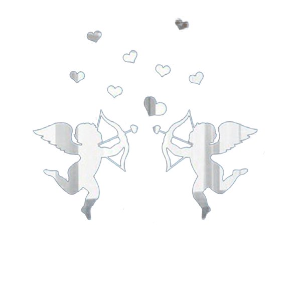 Mirror Stickers Wall Acrylic 3D Self Adhesive Bathroom Wallpaper