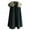 Navy, variant on YYDGH Plus Size Cloak Coat For Men, Men's Winter Warm Gothic Wool Faux Fur Collar Long Cape Cloak Vintage Loose Coat Black S