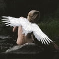 thumbnail image 3 of BELOVING Feather Angel Wing Party Decoration Props Show Scene Layout Cosplay Accessories White, 3 of 6