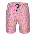 thumbnail image 4 of Naloa Donut Men's Beach Shorts, Surfing shorts, Swim trunks, Quick Dry Swim Trunks for Surfing Beach Fun - XX-Large, 4 of 9