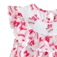 thumbnail image 5 of JUMEYU Baby Bodysuit Girl Baby Girls Romper Cute Bodysuit Short Sleeve Playsuits Jumpsuit Infant Summer Clothes 0 3 6 9 12 18 24 Months (Pink,6-12 Months), 5 of 6