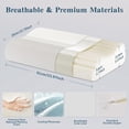 thumbnail image 2 of Almohada de espuma viscoelástica, almohada ortopédica cervical para el contorno del cuello para dormir de lado, boca arriba y boca abajo, almohada ergonómica para la cama para el dolor de cuello, 2 of 8