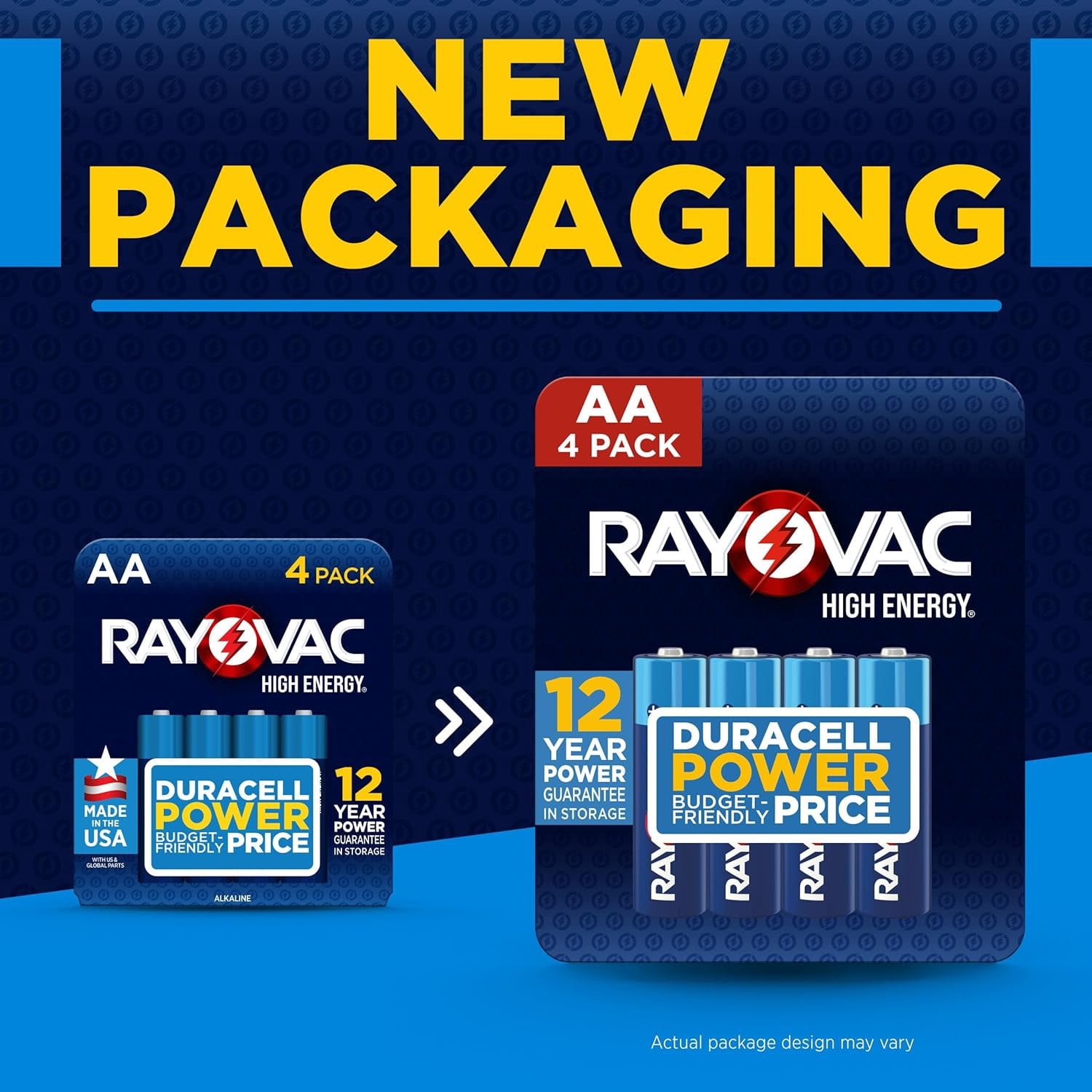 High Energy AA Batteries (48 Pack), Alkaline Double AA