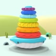 thumbnail image 4 of Montessori Sensory Stacking Toy for Toddler Development Fine Motor Skills Educational Learning Activity with Sound Effects, 4 of 5