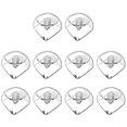 thumbnail image 1 of Teclas MOA 1U de 10 Teclas Transparentes para PC, Teclas en de Cristal para Interruptores MX, Teclados para Juegos Transparentes., 1 of 6