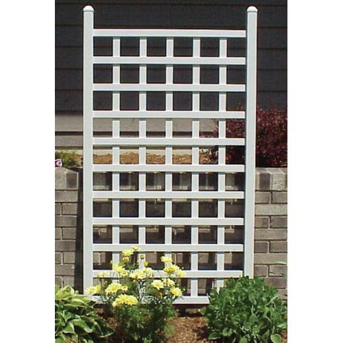 Dura-Trel Country 5-ft. Vinyl Wall Trellis by Dura-Trel