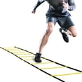 thumbnail image 1 of Escalera de Agilidad para Entrenamiento de Velocidad, 12 Metros, 24 Secciones, con Bolsa de Transporte, Kit de Escalera de Cuerda para Entrenamiento de Fútbol., 1 of 1