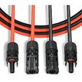 thumbnail image 3 of Cable de extensión de panel solar con conector Mc4 Par rojo + negro, 10 AWG 3 metros / 10 pies, 11 Feliz Sencillez, 3 of 4
