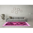 thumbnail image 3 of Ahgly Company Indoor Rectangle Abstract Pink Contemporary Area Rugs, 4' x 6', 3 of 4