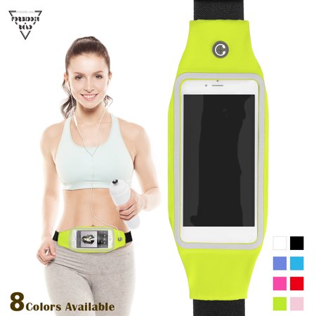 Forbidden Road Touchscreen Running Belt (8 Colors) Water-Resistant Fanny Pack Running Gear Running Waist Pack for iPhone 7 Plus/6 Plus and Samsung Phone Smartphone Accessory