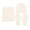 White, variant on HNMKIU Winter Scarf Hat Knitted Neck Warmer Mittens Set For Extreme Cold Weather Outdoor Casual Three-Piece Grey - One Size