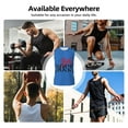thumbnail image 7 of Bixox Men's Lady Boss Printed Shirt Sleeveless Fitness Tank Top-Large, 7 of 7