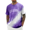 thumbnail image 2 of Los Angeles California Letter Graphic Tees for Men 2026 Summer Casual Short Sleeve Crewneck T Shirts West Coast Streetwear, 2 of 4