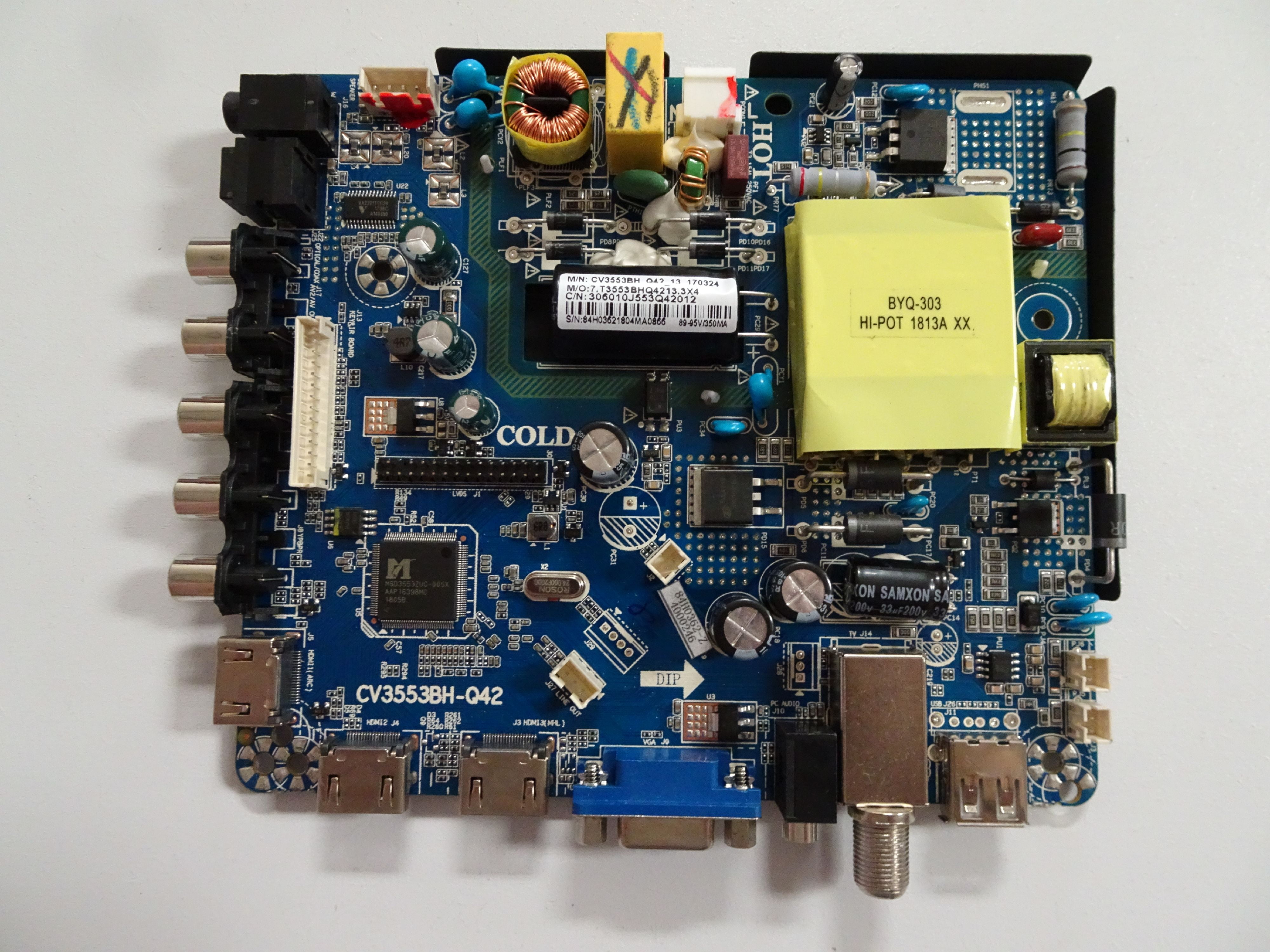 RCA RLDED4016A-E Main Board (CV3553BH-Q42) TZ1803-204 - Walmart.com