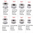 thumbnail image 4 of Polea de distribución GT2 de 16 dientes y 20 dientes con orificio de 3 mm o 5 mm con cojinetes para piezas de impresora 3D Correa de distribución de 6 mm y 10 mm, 4 of 5