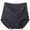 Black, variant on MuZeFu Underwear for Women Plus Size High Waisted Women's Solid Lace Plus Size High Waist Leak Proof Cotton Crotch Shorts Underwear Panties