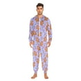 thumbnail image 6 of joogoo Gingerbread Man Candy Cane Unisex Adults Onesies Pajamas Jumpsuits L, 6 of 7