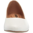 thumbnail image 2 of kreme Soda Women Shoes Ballet Flat Comfortable Gel Insole Round Toe White PU, 2 of 8