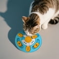 thumbnail image 4 of Interactive Slow Feeder Pet Bowl, Squeaky Puzzle Cat Dog Toy, Mental Stimulation Licking Mat, IQ Training Treat Dispenser For Kittens Small Medium Dogs Indoor Outdoor, 4 of 5