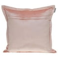 thumbnail image 4 of Parkland Collection Agneta 24x24" Solid Fabric Throw Pillow in Pink, 4 of 6