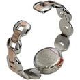 thumbnail image 3 of Blekon Collections Japanese Quartz Womens Elegant 25mm Case Rhinestone Bezel Metal Cuff Watch, 3 of 5