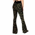 thumbnail image 4 of Leggings de Entrenamiento de Talle Alto Para Mujer Pantalones de Yoga Acampanados Con Control de Barriga Elásticos Que No Se Ven A Través Odeerbi ODB-6, 4 of 5