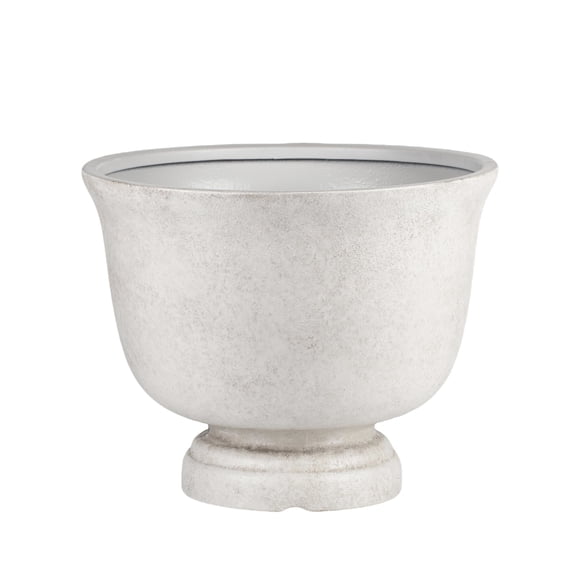 Mainstays 20 inch Urn Planter with Drainage - Gypsum Color