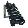 thumbnail image 4 of Telescopic Folding Ladder 3.5M Black Wall-Mounted Aluminum-Magnesium Material, 4 of 11