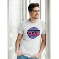 thumbnail image 2 of Coming Out Club Bubblegum Text T-Shirt Men -Smartprints Designs, Male Medium, 2 of 4