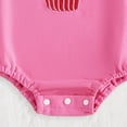 thumbnail image 7 of KPOPLK 3 6 9 12 18 Months Baby Girl Clothes Infant Summer Oversized Bubble Romper Toddler Baby Plain Short Sleeve Jumpsuit Hot Pink Size 6-12 Months, 7 of 7