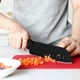 thumbnail image 5 of Juego de cuchillos de cocina Hecef 8 piezas con 2 tablas de cortar mango de diseño de masaje, 5 of 9
