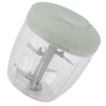 thumbnail image 4 of Cortador de verduras con cordón, picadora manual de frutas y carne, accesorio de cocina, L, 900 ml, color verde, 4 of 14