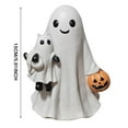 thumbnail image 3 of HUASHENG Figurine en Résine d'Halloween & Décoration de Citrouille Mignonne Faite à la Main Statue de Table Parfaite pour Décoration Maison d'Halloween, 3 of 5