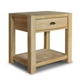 thumbnail image 4 of Grain Wood Furniture Montauk End Table, Solid Wood with a Driftwood Finish, 4 of 8