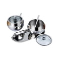 thumbnail image 1 of GUOOL Metal Spice Jars Canisters Steel Seasoning Box for Pepper Buffets Coffee Bar 2pcs, 1 of 9