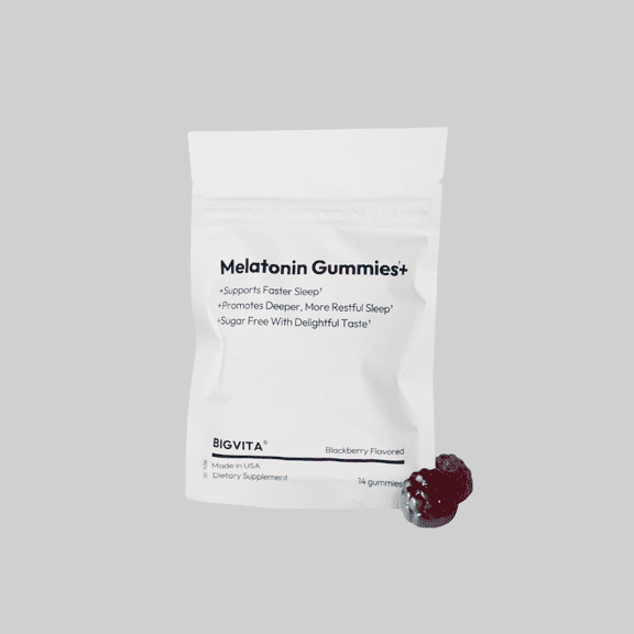 BIGVITA Melatonin Gummies  | Natural Sleep Support with L-Theanine, Chamomile & Botanicals, Rest & Recharge