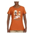 thumbnail image 2 of If It's Not a Golden Retriever It's Just a Dog Gift | Womens Dog Lover Graphic T-Shirt, Orange, Large, 2 of 3