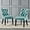Mint, variant on Modway Regent Tufted Performance Velvet Dining Side Chairs - Set of 2 in Teal