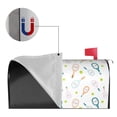 thumbnail image 2 of Uemuo Cute Tennis Rackets Pattern Mailbox Covers Magnetic Standard Mailbox Covers Holiday Mailbox Wraps for Christmas Garden Yard Home Outdoor Decor-25.5x21 in, 2 of 8