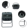 thumbnail image 3 of Garden Composting Tumbler, 42 Gallon Capacity With 2 Chambers Dual Rotating, Outdoor Yard Compost Bin, W/Sliding Door & Solid Steel, 3 of 19