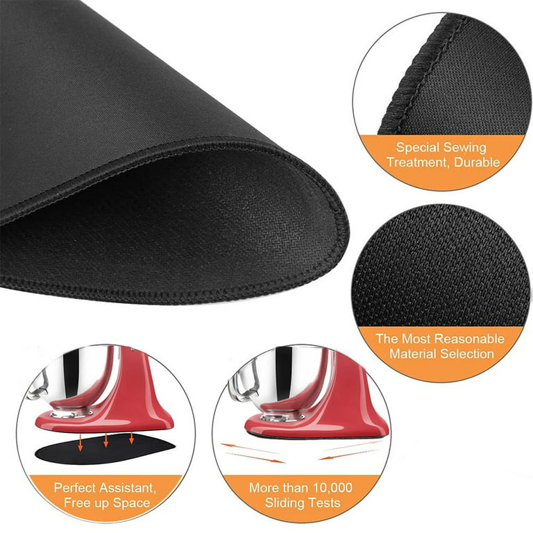 Metal Mixer Slider Mat for KitchenAid Stand Mixer - Appliance Sliding Tray  Countertop Mixer Mover Slide Board Mats Pad Compatible with Kitchen Aid
