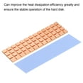 thumbnail image 5 of Uxcell Copper Heatsink 70x20x2mm W Thermal Pad Rubber Ring for M.2 SSD Memory 1 Set, 5 of 6