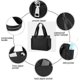 thumbnail image 3 of Nylon Tote Bag for Women, Multi-Pocket Casual Shoulder Bag Waterproof Shopping Handbags, 3 of 5