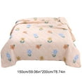thumbnail image 4 of ChicYu Printed Lightweight Summer Quilt Full Size,Air Conditioning Bedding for Guest Rooms,Dorms,Breathable Thin Comforter with Floral Design,Machine Washable Coolings Blanket, 4 of 5