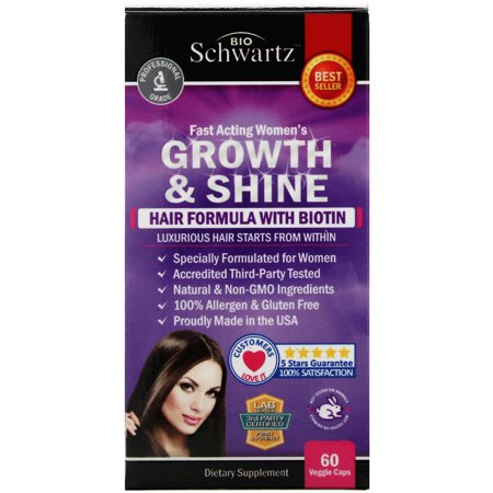 Hair Growth Vitamins with Biotin. Exclusive Hair Growth Product for Women for Longer