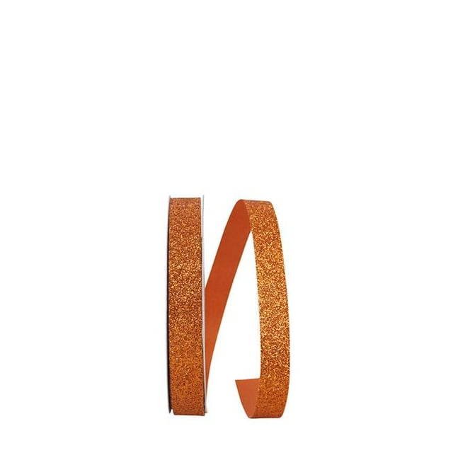 Reliant Ribbon 92832-058-03J Paillettes Tous Rd Ruban - Orange - 0.625 Po x 25 yards
