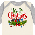 thumbnail image 4 of Inktastic Merry Christmas Boys or Girls Long Sleeve Baby Bodysuit, 4 of 5