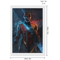 thumbnail image 2 of The Flash Diamond Art Painting Kits for Adults, 5D Diamond Art Full Drill Round Rhinestone Diamond Art Kits, DIY Diamond Dots Arts Craft for Home Wall Decor, 2 of 9